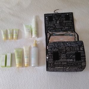 Mary Kay LOT: Satin Hands, Lips & Body, Botanical Effect + Travel Roll Up Bag